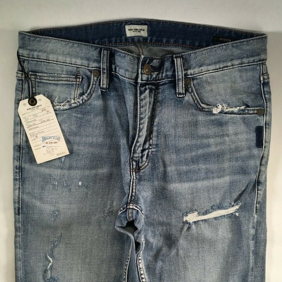 Mens Silver Jeans Low Rise Kenaston Slim Leg - Picture 8 of 9